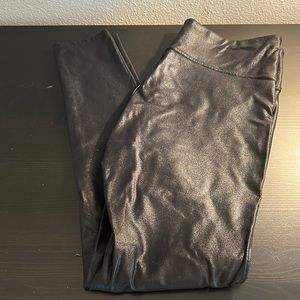 Faux leather leggings